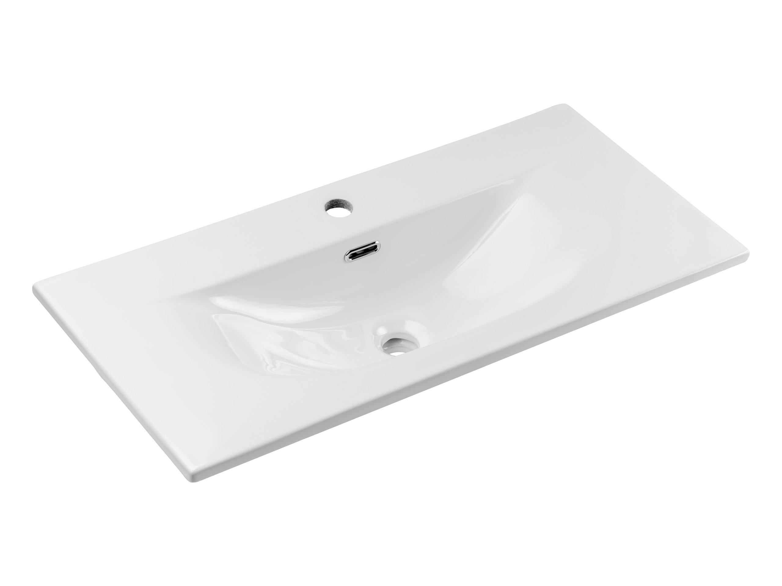 SKY 3 80CM DP ( E-8099-3-80 ) – Umywalka meblowa jednokomorowa 80cm