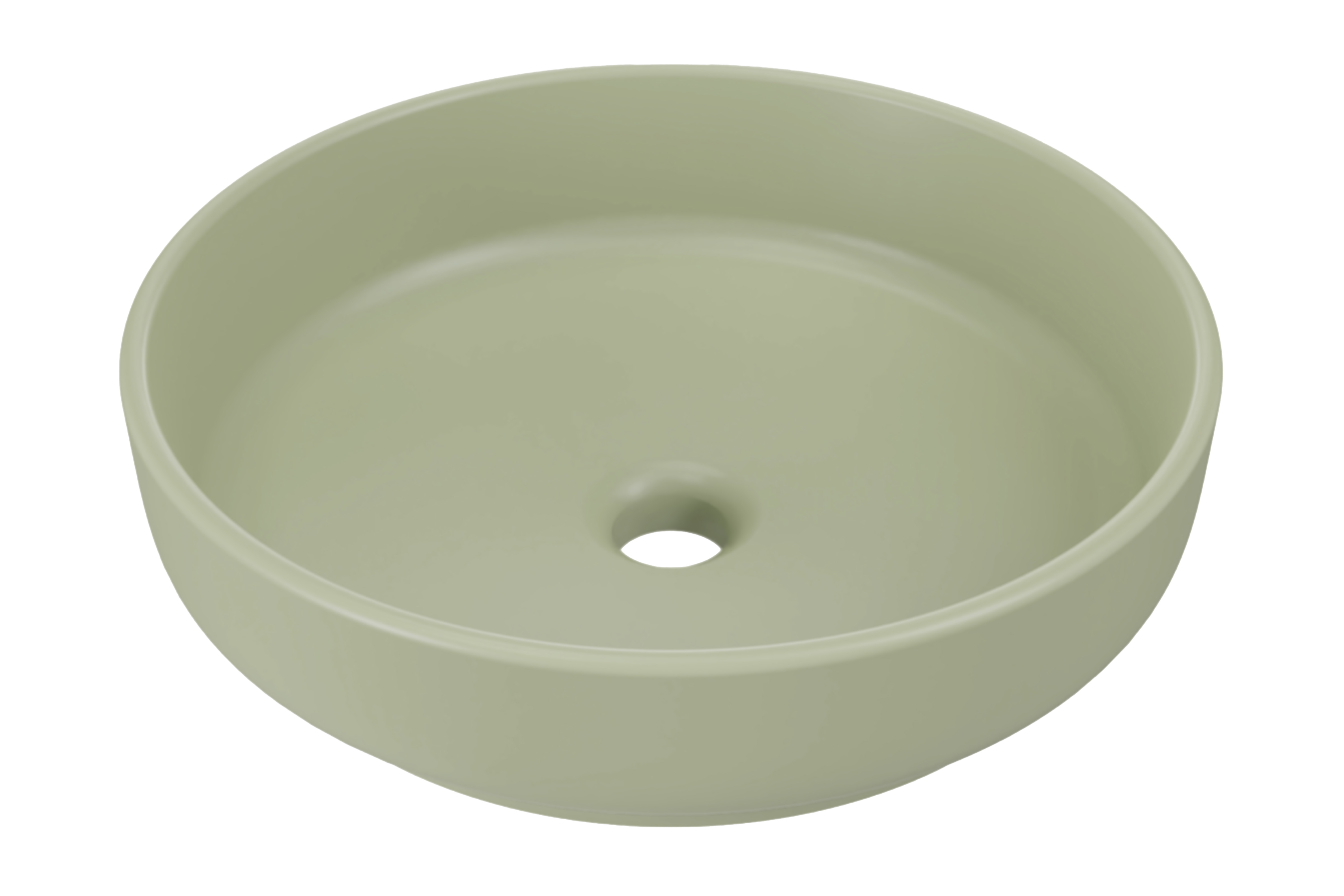 RIVER 1 OLIVE GREEN MATT UN 40 ( E-6595 ) – Umywalka nablatowa