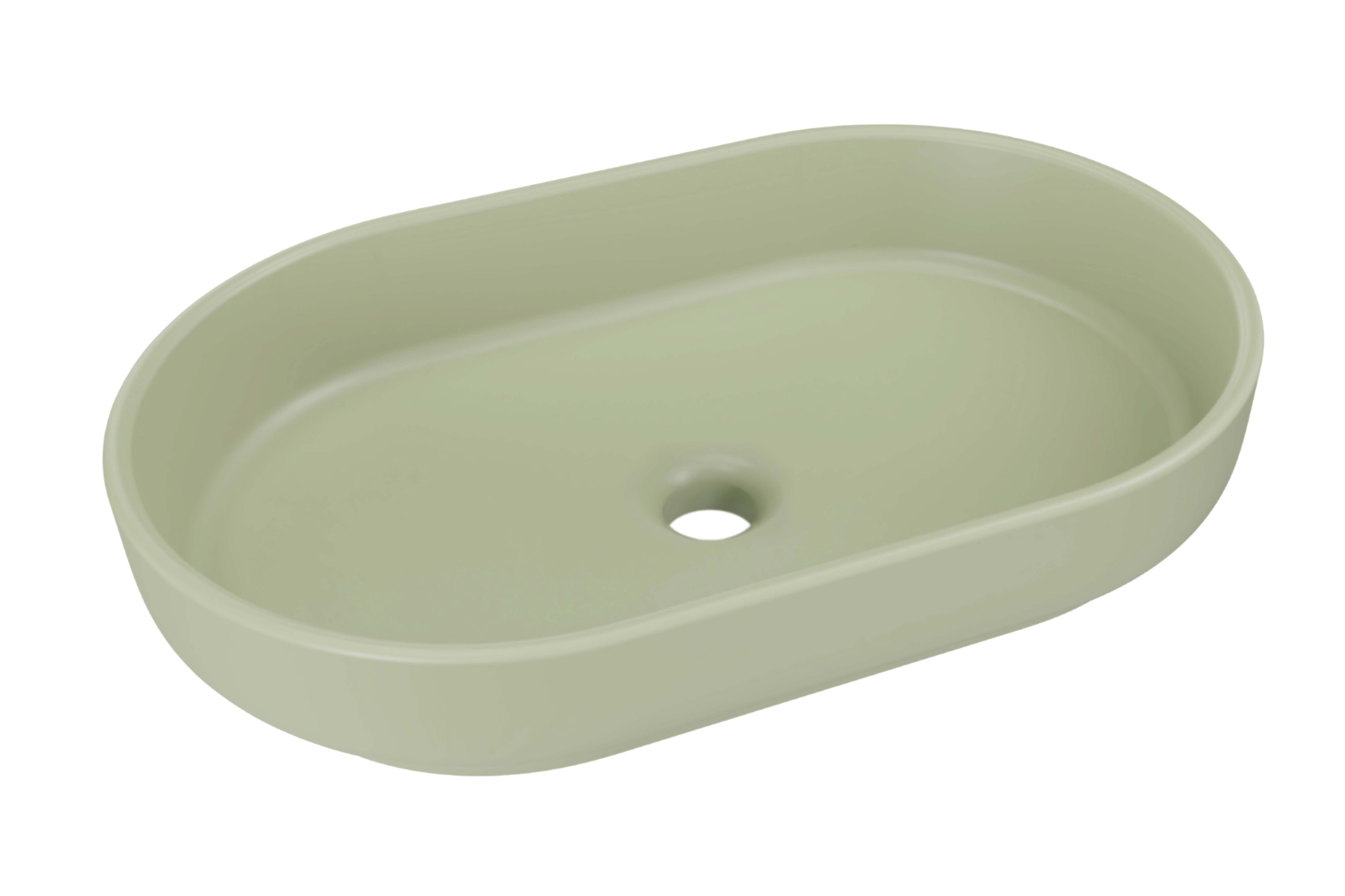 RIVER 2 OLIVE GREEN MATT UN 55 ( E-6594 ) – Umywalka nablatowa