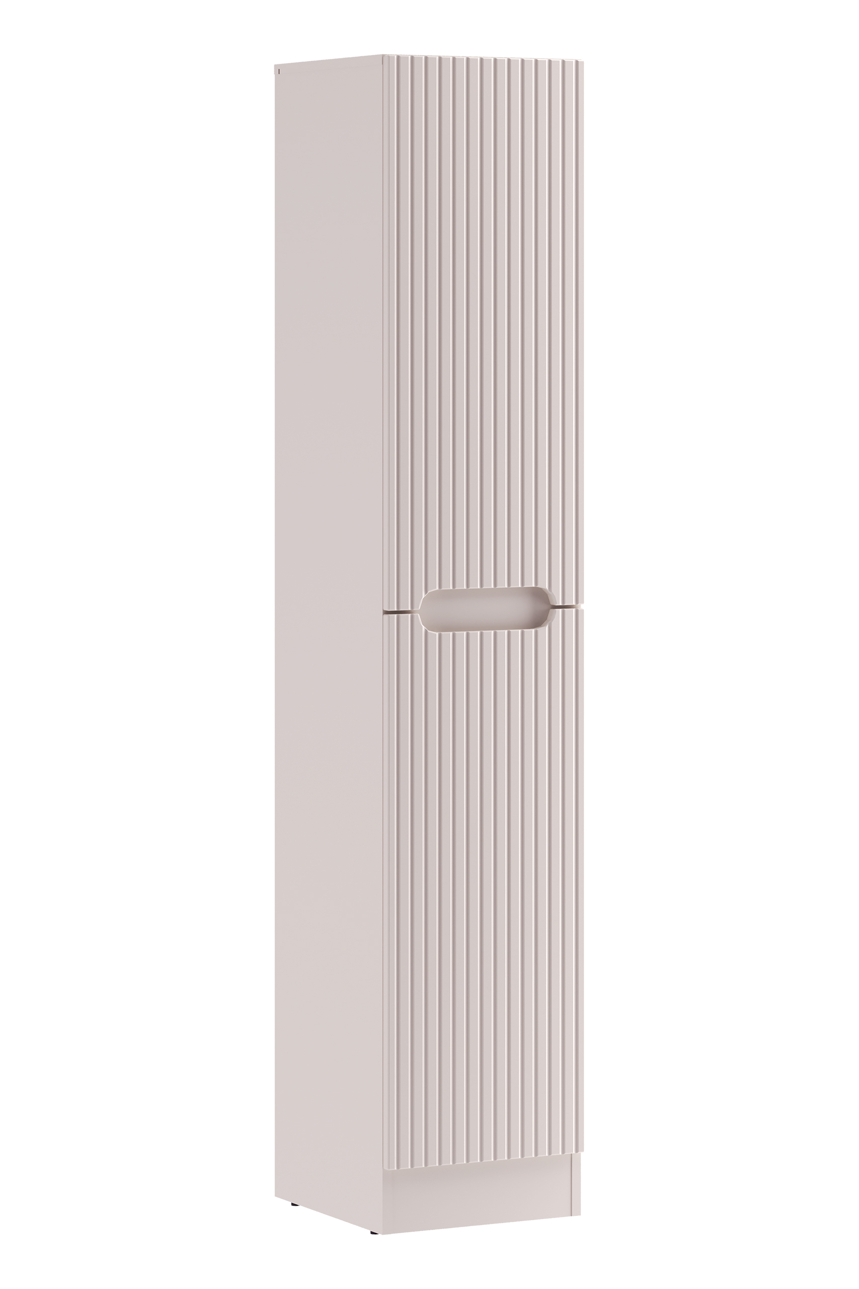 NOVA CASHMERE 80-35-1D1DK – Szafka wysoka 1 drzwi z koszem na pranie
